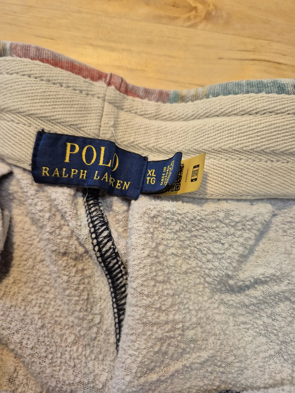 Polo by Ralph Lauren Multicolor Plaid Terry Cloth Drawstring Shorts